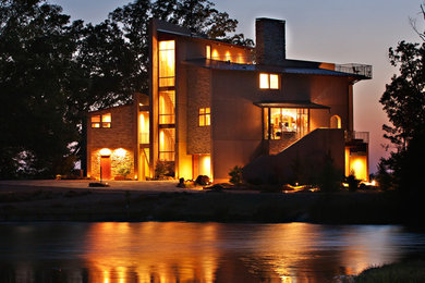 Example of a trendy exterior home design in New Orleans