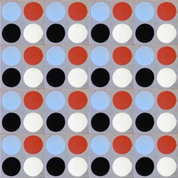 Four Circles Cement Tile - Wall And Floor Tile