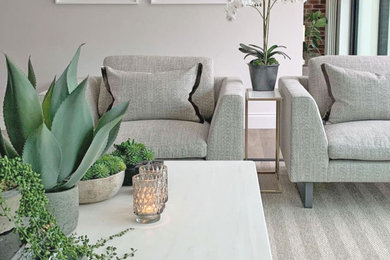 Medium sized contemporary living room in Essex.
