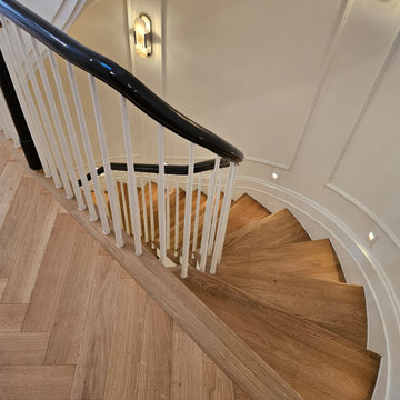 Project #131 | Three-Story Elliptical Staircase in Historic Home