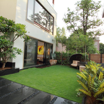 The Front Garden, with an external connection to The Lounge and Living Room