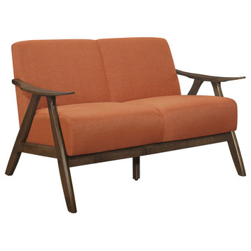Verona Sofa Collection, Orange, Loveseat