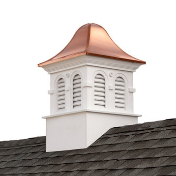 Smithsonian Montgomery Vinyl Cupola With Copper Roof 26" x 42", 42" X 66"