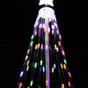 Outdoor Multi-Color LED Light Cone Tree With Collapsible Base and Remote, 16 Ft