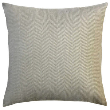 The Pillow Collection Grey Rabon Throw Pillow, 20"