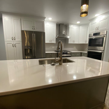 Beautiful Kitchen Transformation With New Two-Tone Cabinets