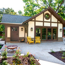 New pool house and fire ideas