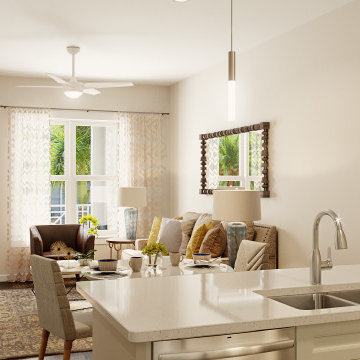 Modern Apartment. Part of an independent senior living community
