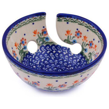 Polmedia Polish Pottery 6" Stoneware Yarn Bowl