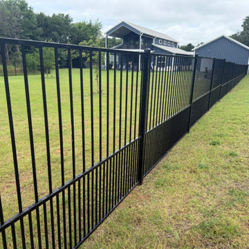 WROUGHT IRON FENCE - POTTSBORO, TX