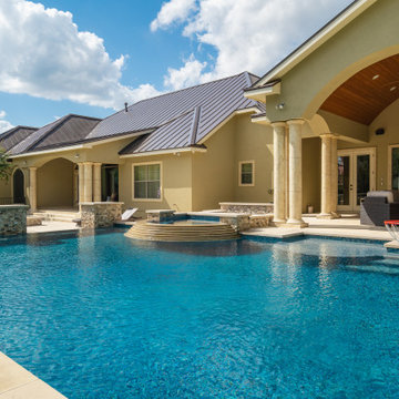 Negative Edge Integrates Two Pools
