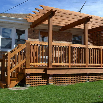 Building a Cedar Deck with Pergola
