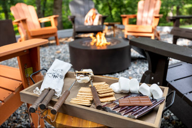 Patio - farmhouse patio idea in Other