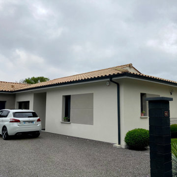 Construction d'une maison individuelle de plain-pied