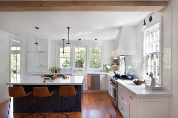 Transitional Kitchen by Garrison Foundry Architecture + Decor