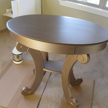 Photos of new construction, remodels, stenciling, cabinet refinishes, furniture