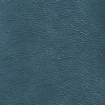 Indigo Blue Breathable Leather Look And Feel Upholstery By The Yard