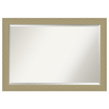 Mosaic Gold Beveled Wall Mirror - 40.25 x 28.25 in.