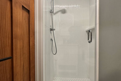 Inspiration for a transitional bathroom remodel in Boston