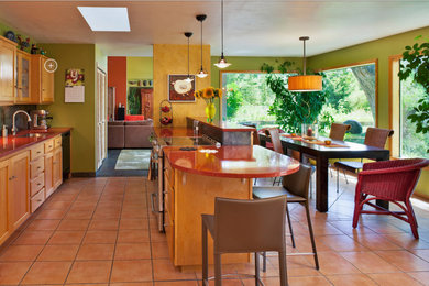 Trendy kitchen photo in Albuquerque