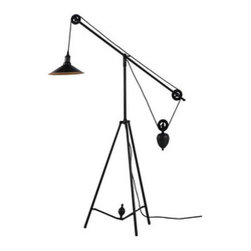 Pulley Floor Lamp - Floor Lamps