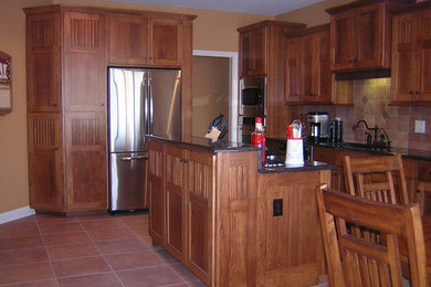 Kitchen - craftsman kitchen idea in Indianapolis