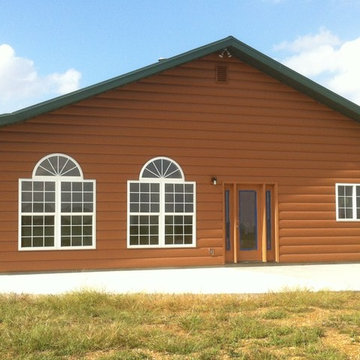 Custom Log Home in Ottawa, KS