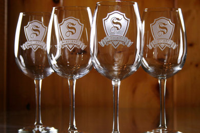 Wine Glass Gifts,  Personalized Engraved Wine Glasses