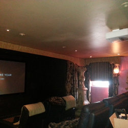 23 Foot Cornice Box In Movie Room - Products