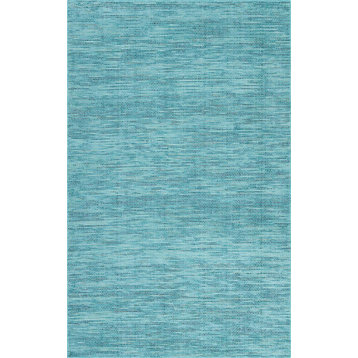 Dalyn Zion Accent Rug, Teal, 5'x7'6"