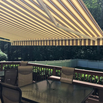 Retractable Awning over Deck