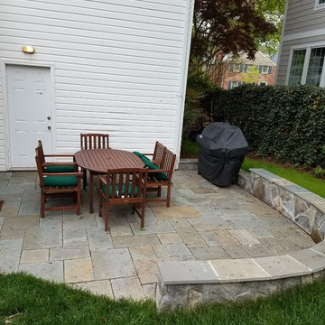 Bethesda Dry-Laid Flagstone Patio