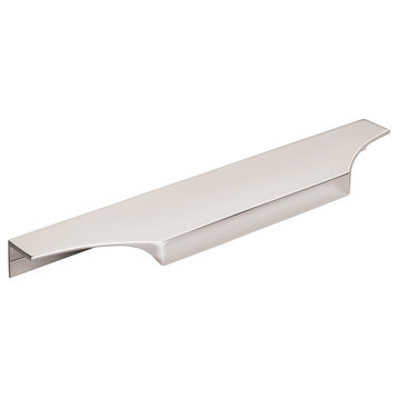 Extent 8-9/16" CTC Cabinet Edge Pull, Polished Chrome