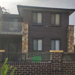 Colonial Ranch Australian Sandstone Wall Cladding Project - Landscaping Stones and Pavers
