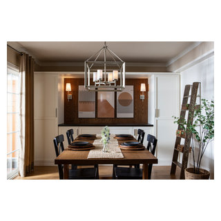 Living & Dining Room Update - Transitional - Dining Room - Los Angeles ...