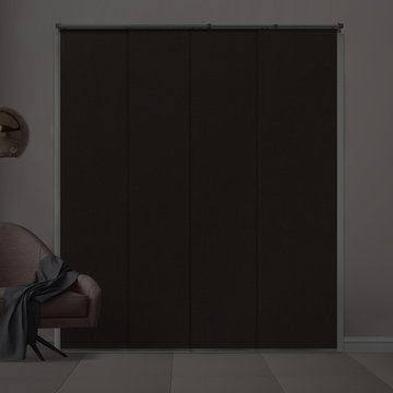 Eclipse French Roast (Room Darkening) - Panel Track Blinds