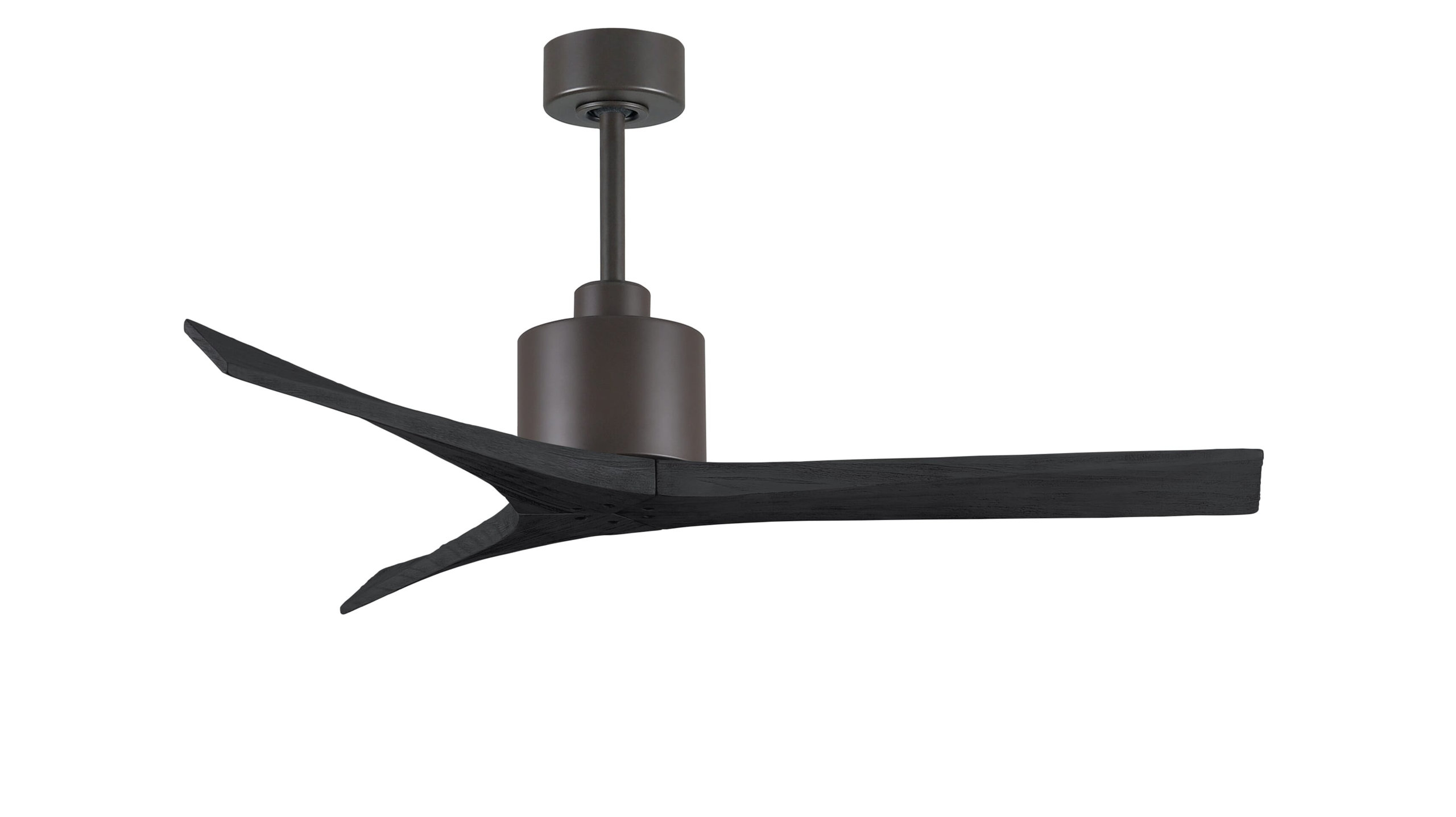 Mollywood 6-Speed DC 52 Ceiling Fan in Textured Bronze with Matte Black ...