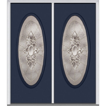 Heirloom Master Oval Naval Double Door, 74"x81.75", Left Hand in-Swing