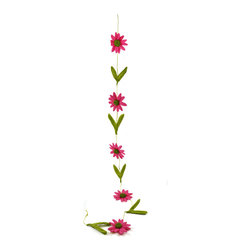 Shea's Wildflower - 72" Dark Pink Daisy Garland - Artificial Flower Arrangements