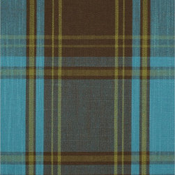 Capri Hudson Yarn Dyed Big Plaid Blackout Fabric - Fabric