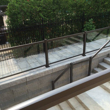 Aluminum and Glass Deck Railings - 108