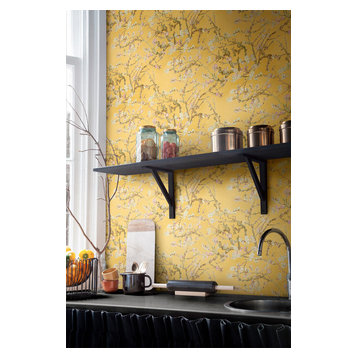 THE 15 BEST Yellow Wallpaper for 2023 | Houzz