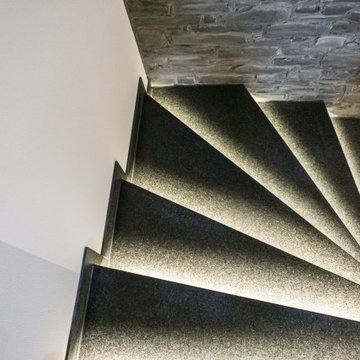 Hoteltreppe wird zur Attraktion. Fliesentreppe ohne Abriß modernisieren.