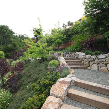 Dramatic Hillside Garden