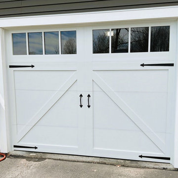 China Supplier 16'x7' 16'x8' Overlay Carriage 2 Car Garage Door OEM & Wholesale