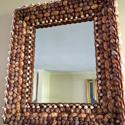 "Deep Dark Sea" shell mirror currently available - Mirrors