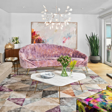 Peninsula: Los Altos Renovation | Contemporary Color Crush