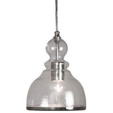 1-Light Polished Nickel Bell Pendant Light-25418-32 at The Home Depot