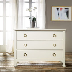MH -Three Drawer Painted Commode - Products