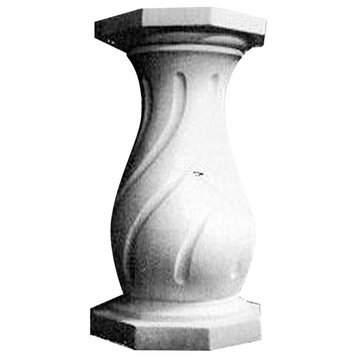 Twirl Pedestal, Architectural Small Pedestals -18"H